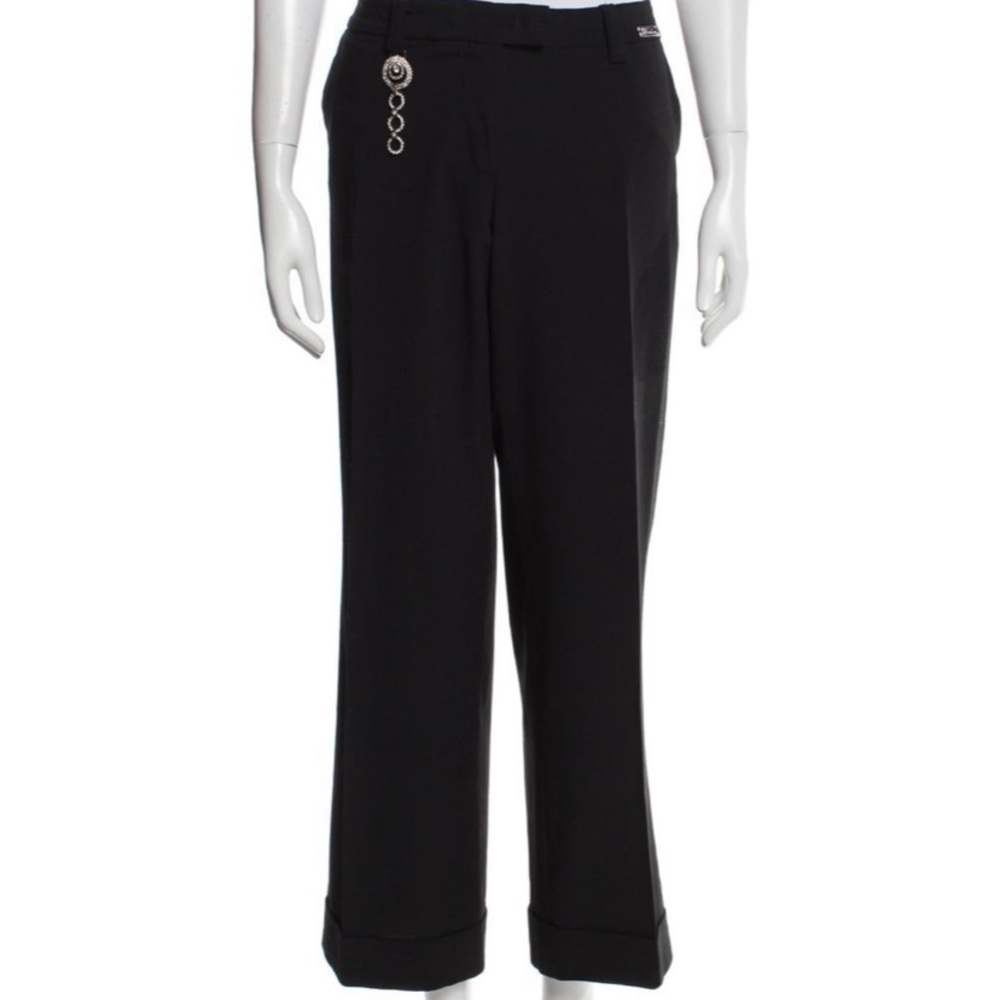 Blumarine Black Straight Leg Jumpsuit with Sleek Design